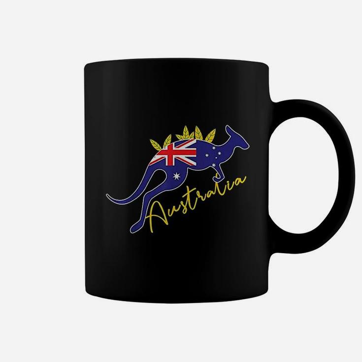 Australia Flag Kangaroo Coffee Mug