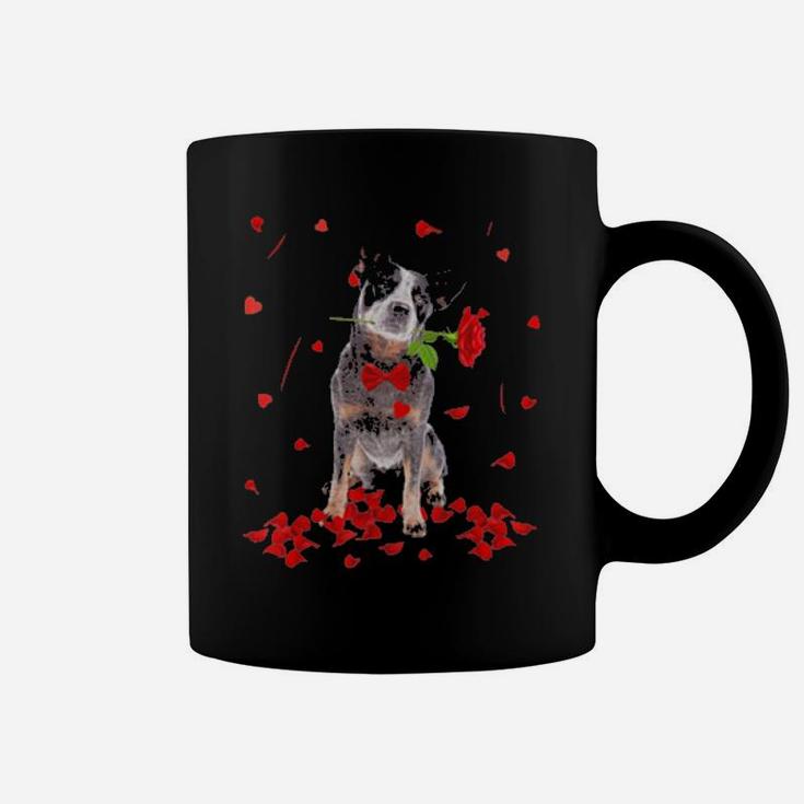 Australian Cattle Dog Valentine's Day Coffee Mug