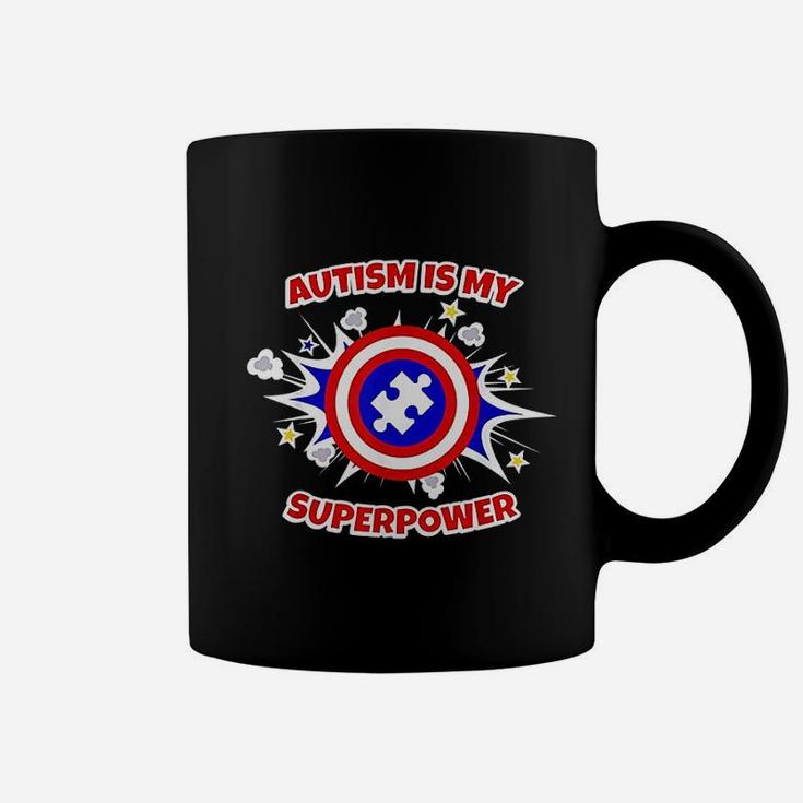 Autis Is My Superpower Autistic Coffee Mug