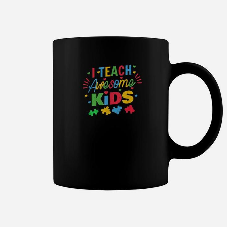 Autism Awareness Teach Awesome Asd Or Neurodiversity Coffee Mug