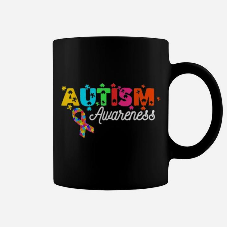 Autism Ribbon Autism Awareness Autistic Autism Moms Coffee Mug