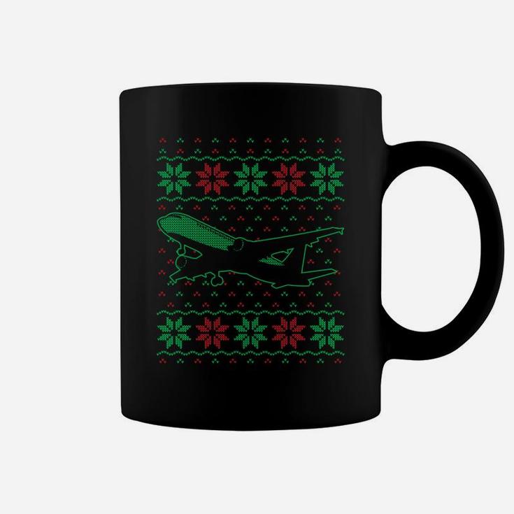 Aviation Pilots Xmas Gift Flight Operator Ugly Christmas Sweatshirt Coffee Mug