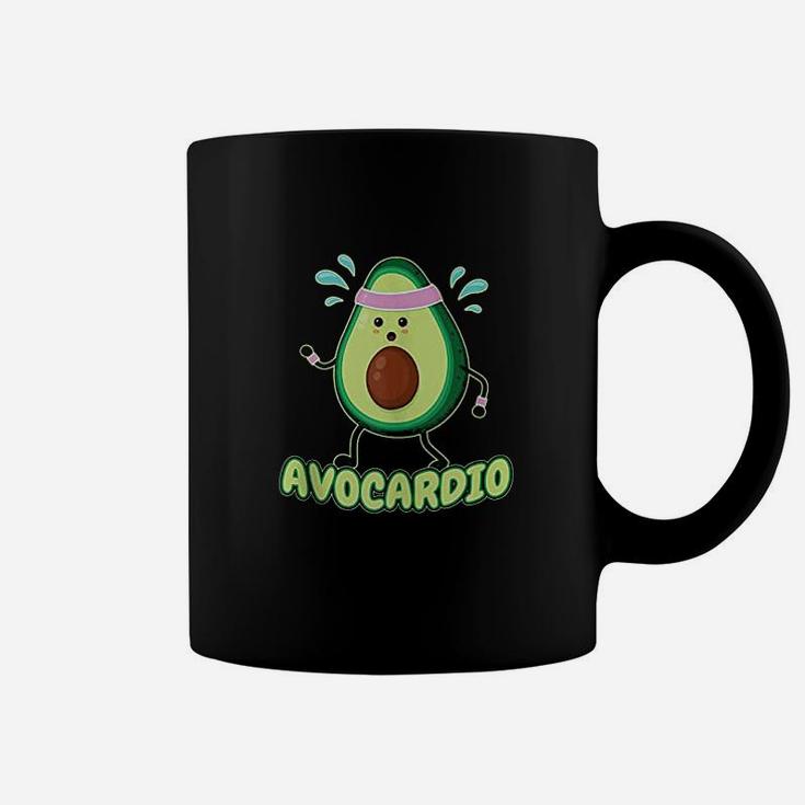 Avocardio Avocardio Exercising Fitness Gym Runner Avocado Coffee Mug