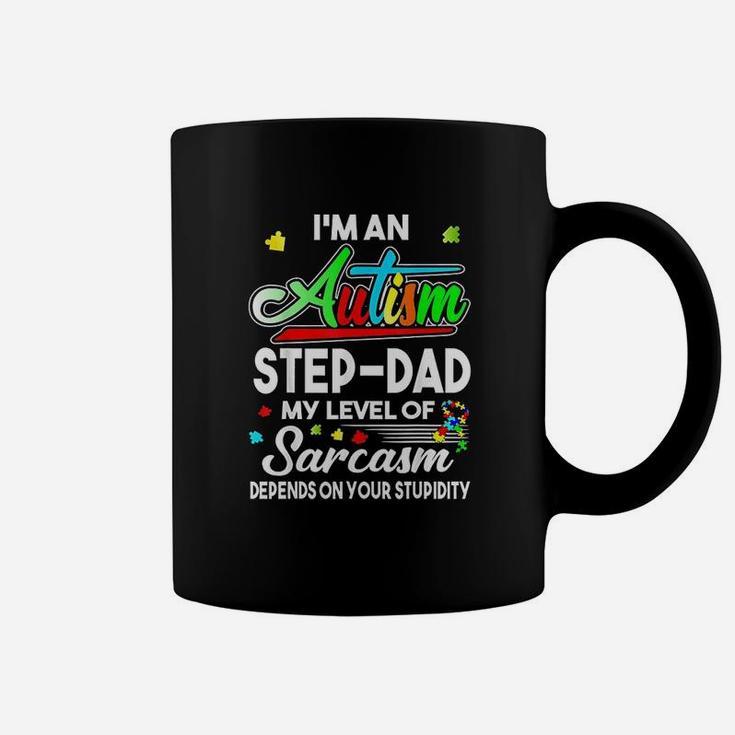 Awareness Im An Autis Stepdad Coffee Mug