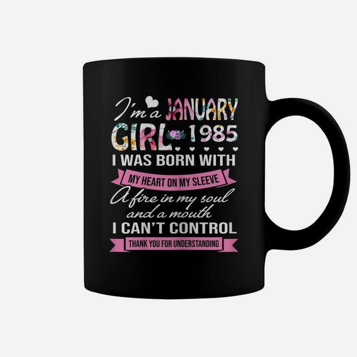 Awesome Since 1985 36Th Birthday I'm A January Girl 1985 Coffee Mug