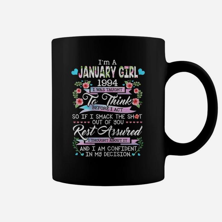 Awesome Since 1994 27Th Birthday I'm A January Girl 1994 Coffee Mug