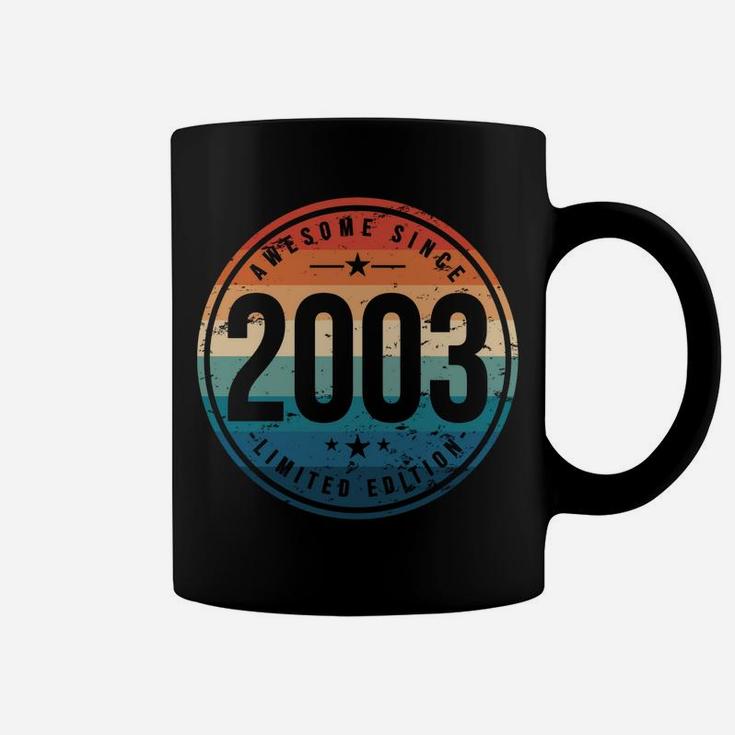 Awesome Since 2003 - 17 Years Old, 17Th Birthday Gift Coffee Mug