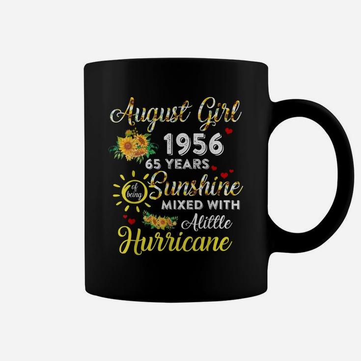 Awesome Since August 1956 65Th Birthday Flower August Girl Coffee Mug