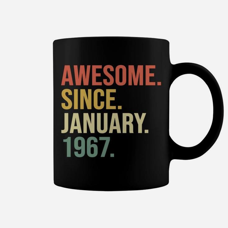 Awesome Since January 1967, 53 Years Old, 53Rd Birthday Gift Coffee Mug
