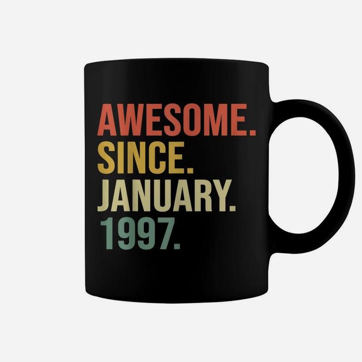 Awesome Since January 1997, 23 Years Old, 23Rd Birthday Gift Coffee Mug