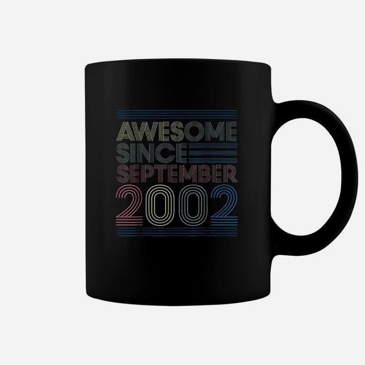 Awesome Since September 2002 Bday Gifts 19Th Birthday Coffee Mug