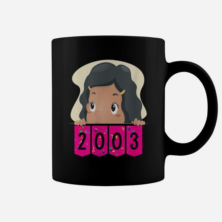 Baby Girl Born In 2003 Awesome Birthday Coffee Mug