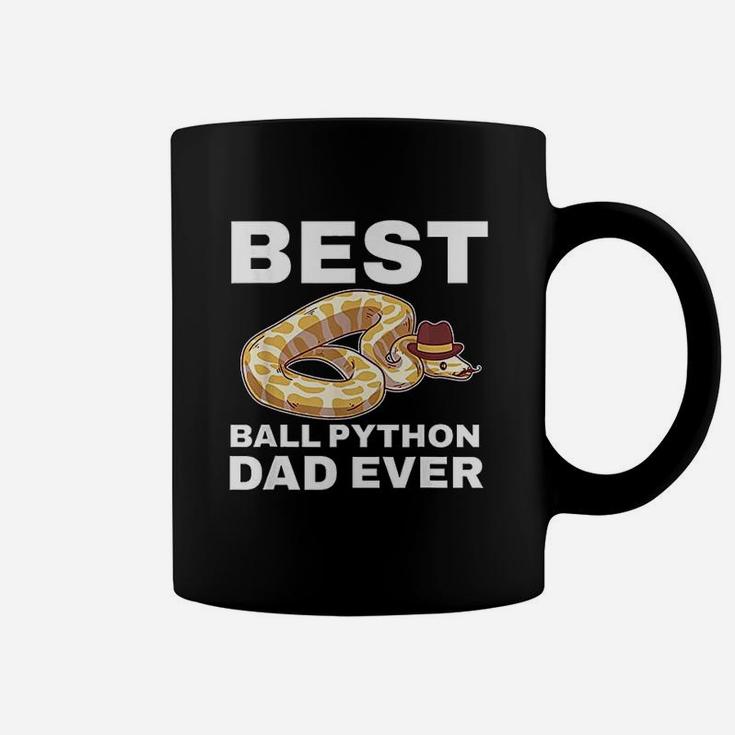 Ball Python Dad Beard Mustache Pet Snake Coffee Mug