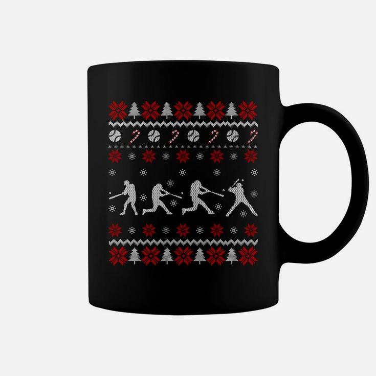 Baseball Players Ugly Christmas Sweater Xmas Gift Sweatshirt Coffee Mug