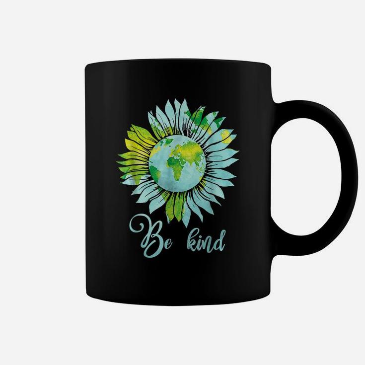 Be Kind Daisy Earth Hippie Shirt Flower Child Tee Coffee Mug
