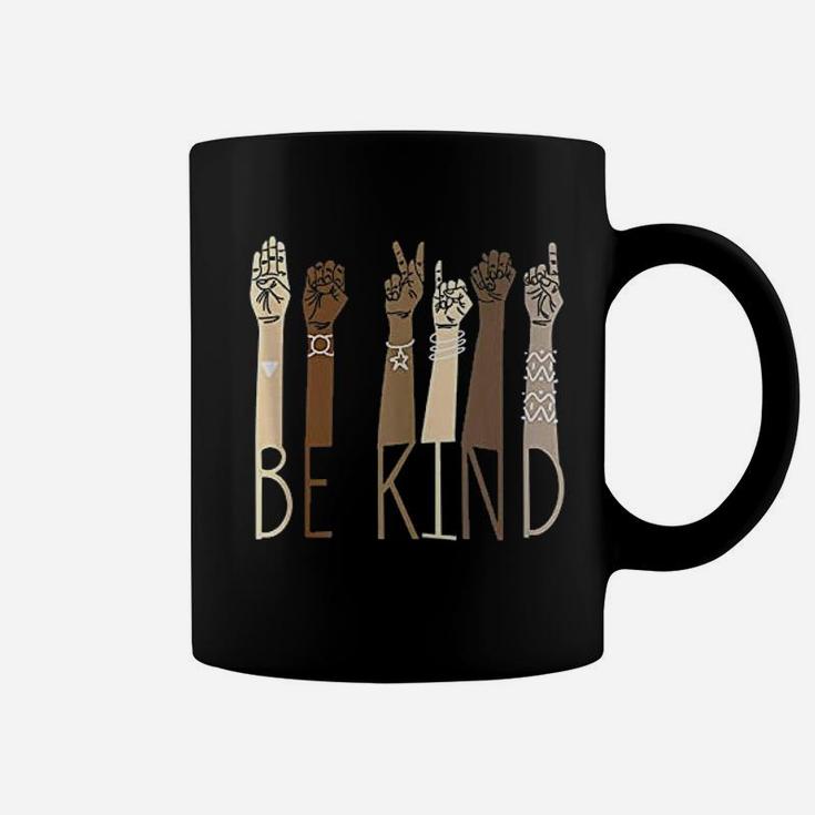 Be Kind Sign Language Hand Talking Teachers Coffee Mug