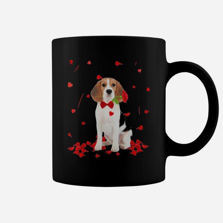 Beagle Valentines Day Coffee Mug