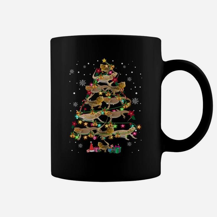 Bearded Dragon Christmas Tree Funny Reptile Lover Xmas Gifts Sweatshirt Coffee Mug