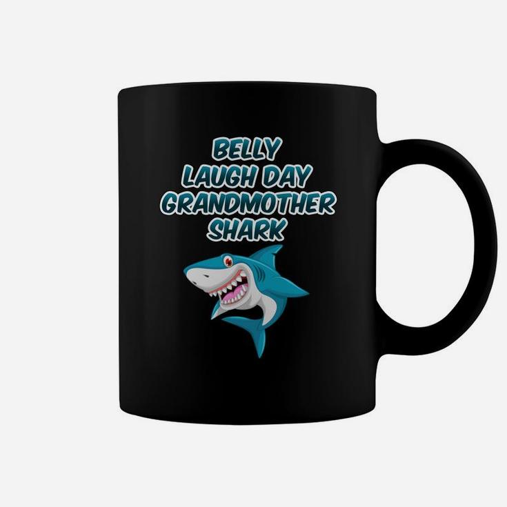 Belly Laugh Day Grandmother Shark January Funny Gifts Coffee Mug