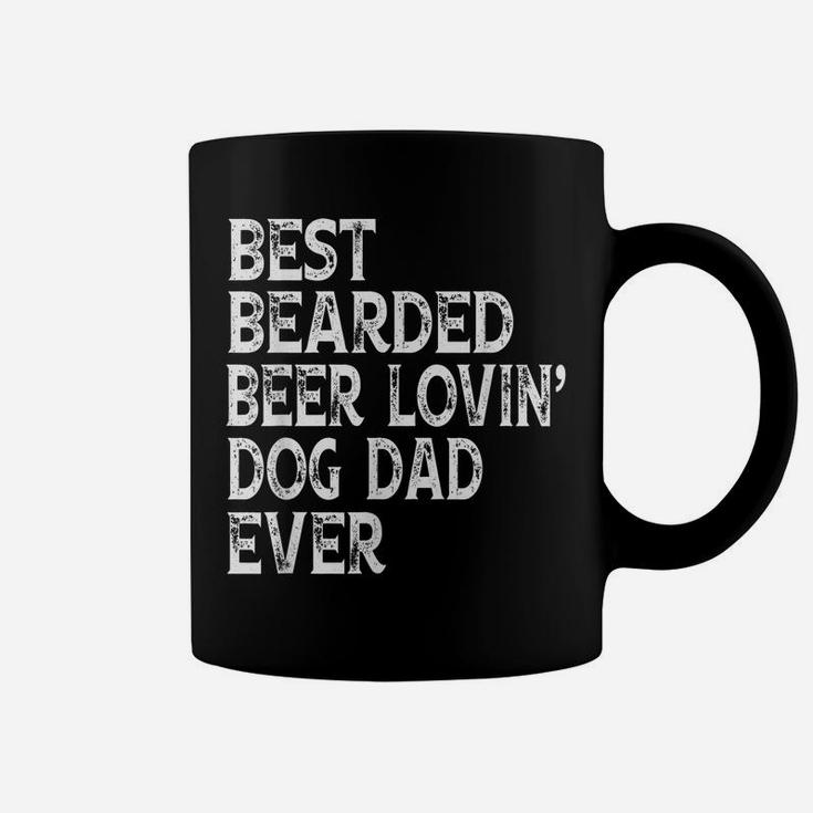 Best Bearded Beer Lovin Dog Dad  Pet Lover Owner Coffee Mug
