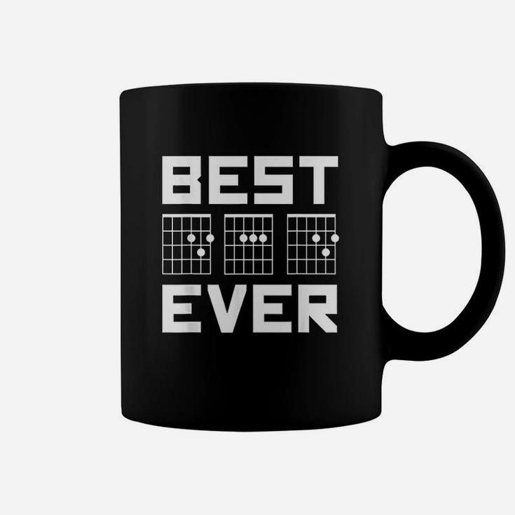 Best Dad Ever Guitar Chords For Musician Coffee Mug