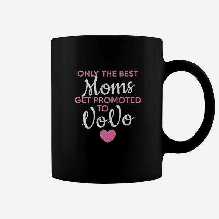 Best Moms Get Promoted To Vovo Grandma Coffee Mug