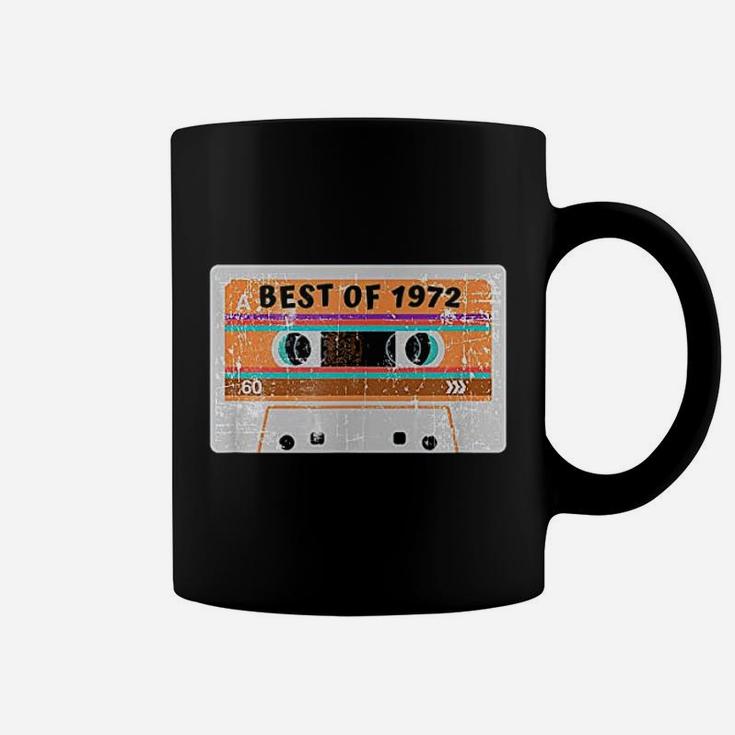 Best Of 1972 49Th Birthday Cassette Tape Vintage Coffee Mug