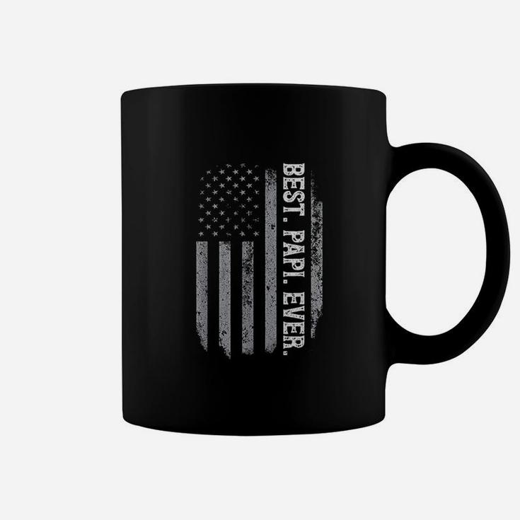 Best Papi Ever Vintage American Flag Coffee Mug