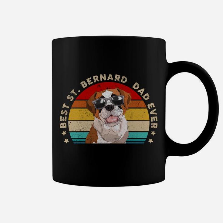Best St Bernard Dad Ever Father Day Retro Vintage Coffee Mug