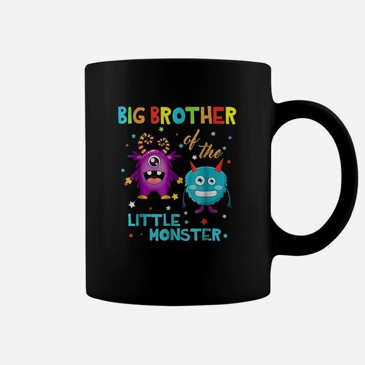 Big Brother Of The Little Monster Birthday Monster Coffee Mug