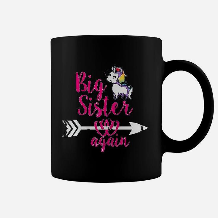 Big Sister Again Sibling Older Daughter Gift Coffee Mug