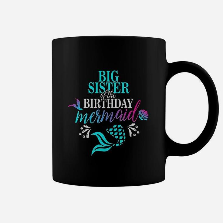 Big Sister Of The Birthday Mermaid Coffee Mug