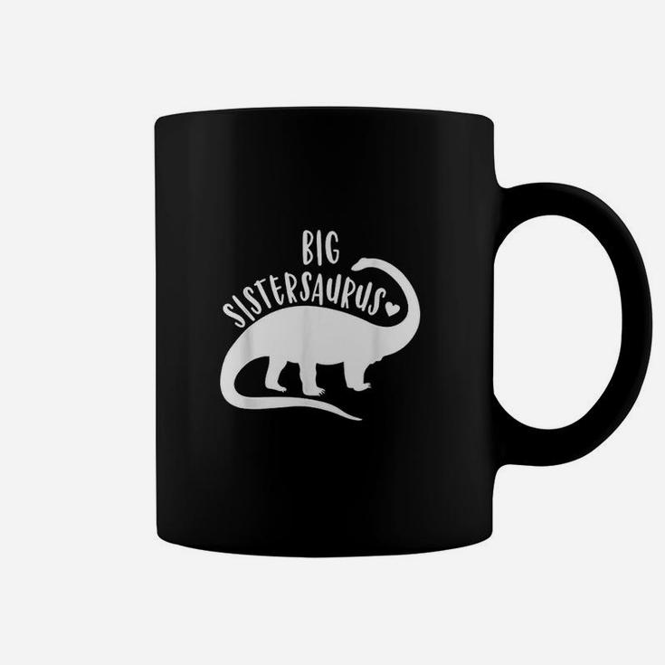 Bigsistersaurus Funny Sister Dinosaur Kids Family Dino Coffee Mug