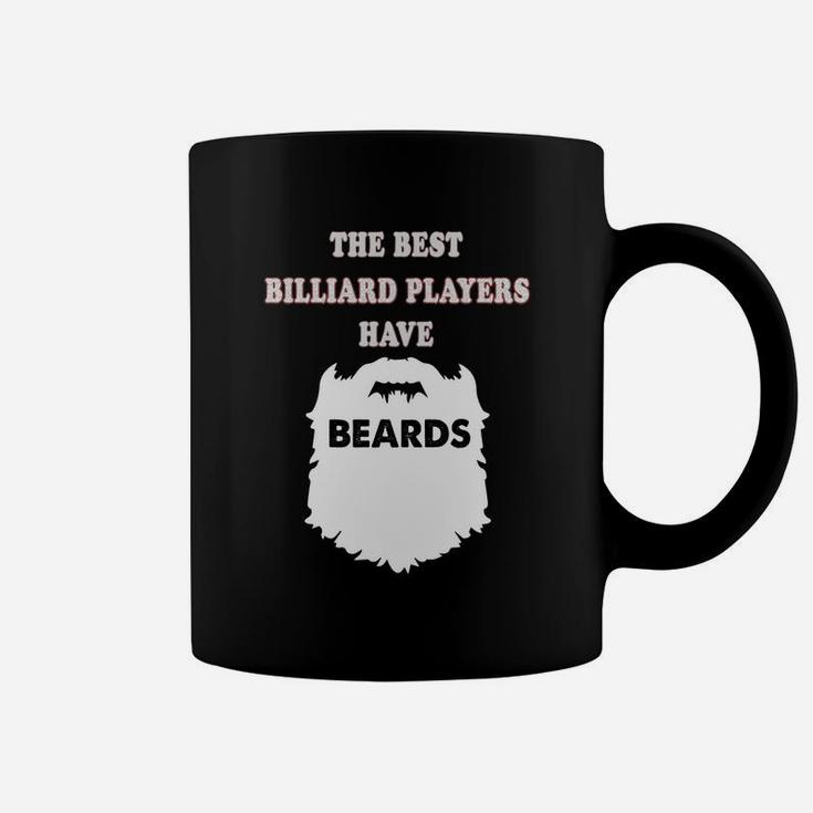 Billiard Player Beards Gift Snooker Pool Bearded Tee Coffee Mug