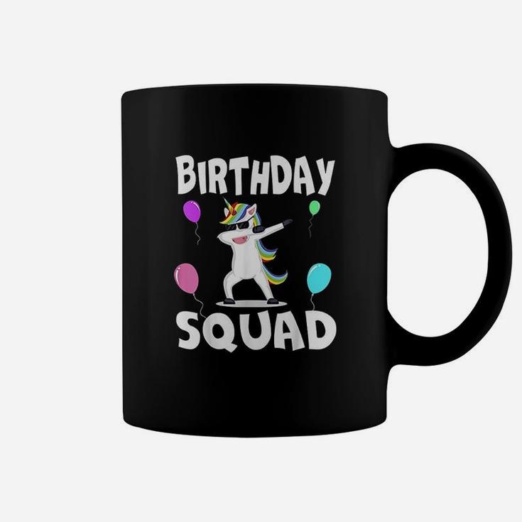 Birthday Squad Cute Unicorn Bday Team Men Women Kids Coffee Mug
