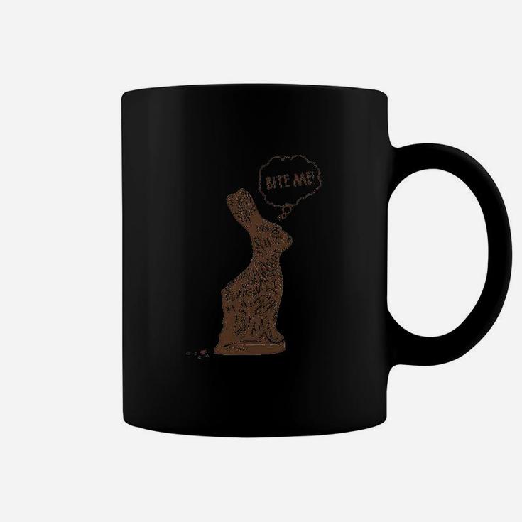 Bite Me Chocolate Easter Bunny Coffee Mug