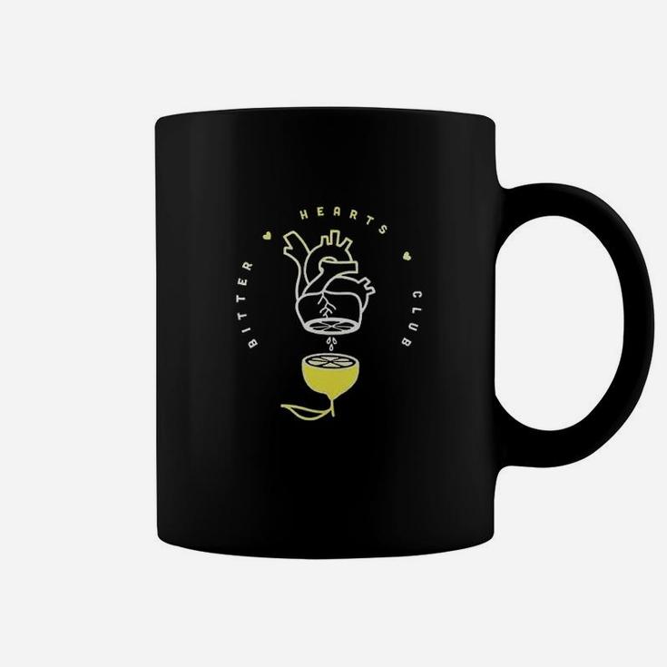 Bitter Hearts Club Broken Heart Cute Lemon Funny Graphic Coffee Mug