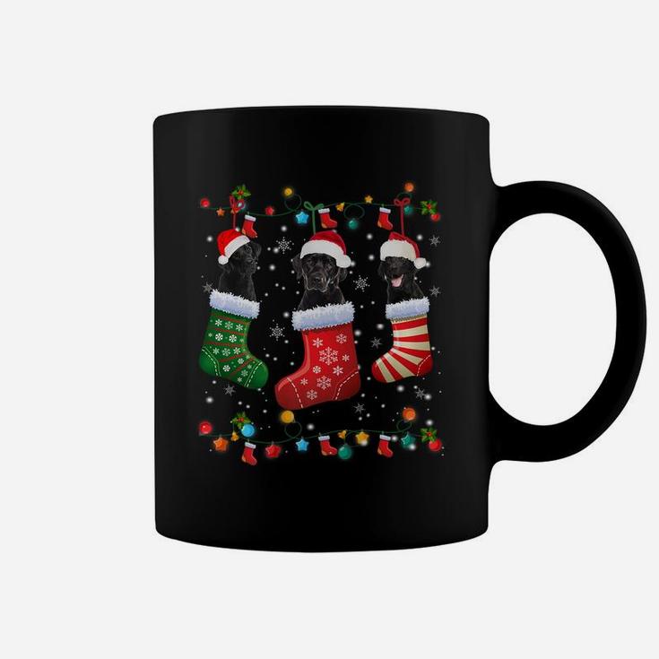 Black Lab Labrador Christmas Socks Funny Xmas Pajama Dog Coffee Mug