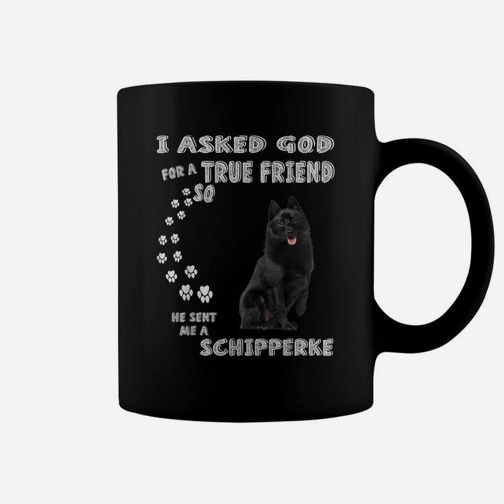 Black Sheepdog Dog Quote Mom Dad Costume, Cute Schipperke Coffee Mug