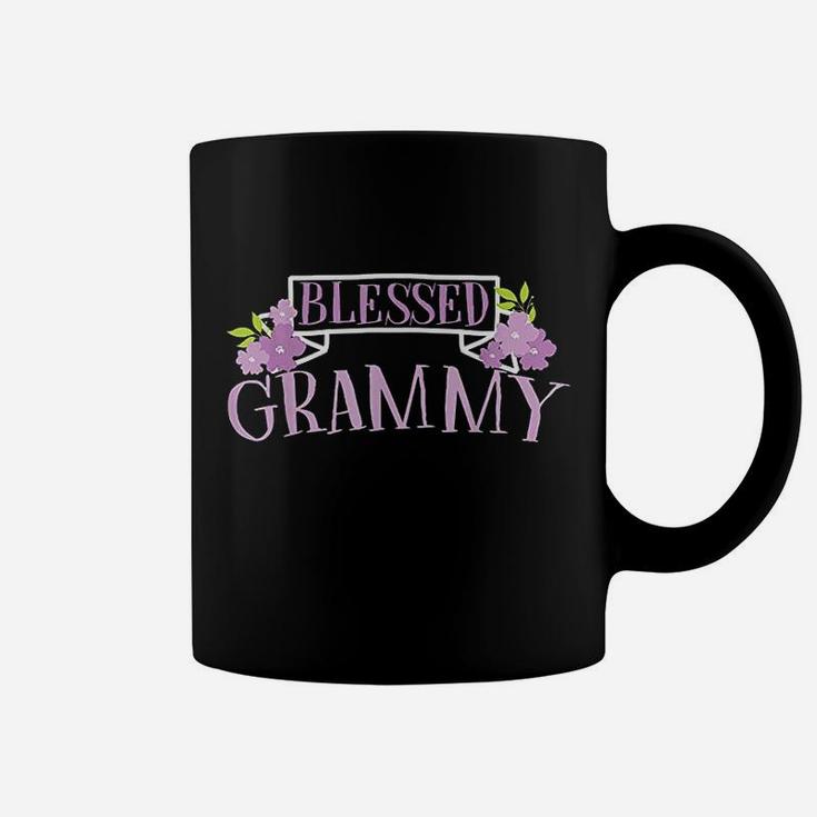Blessed Grammy Flowers Inspirational Grandma Mothers Day Coffee Mug