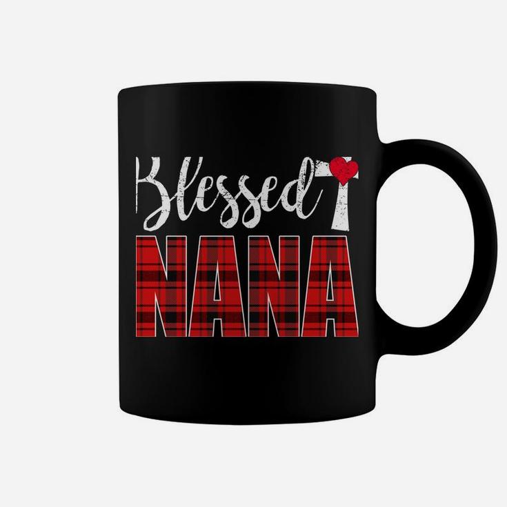 Blessed Nana Cross Caro Christmas Funny Nana Gift Xmas Sweatshirt Coffee Mug