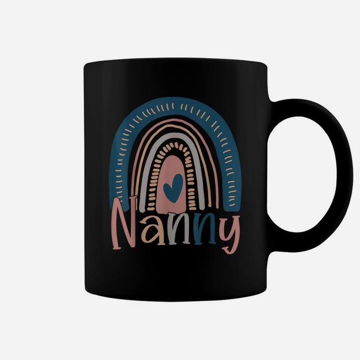 Blessed Nanny Funny Boho Cute Rainbow Family Coffee Mug