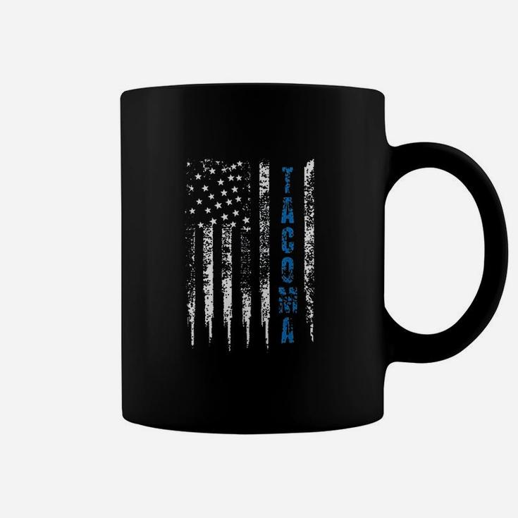 Blue Line Tacoma National Police Coffee Mug