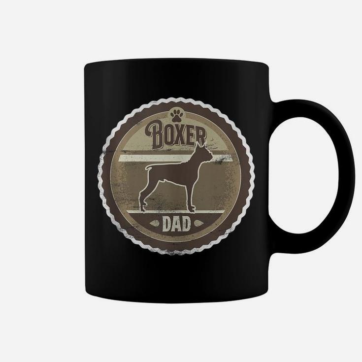 Boxer Dad - Boxer Dog Silhouette Coffee Mug
