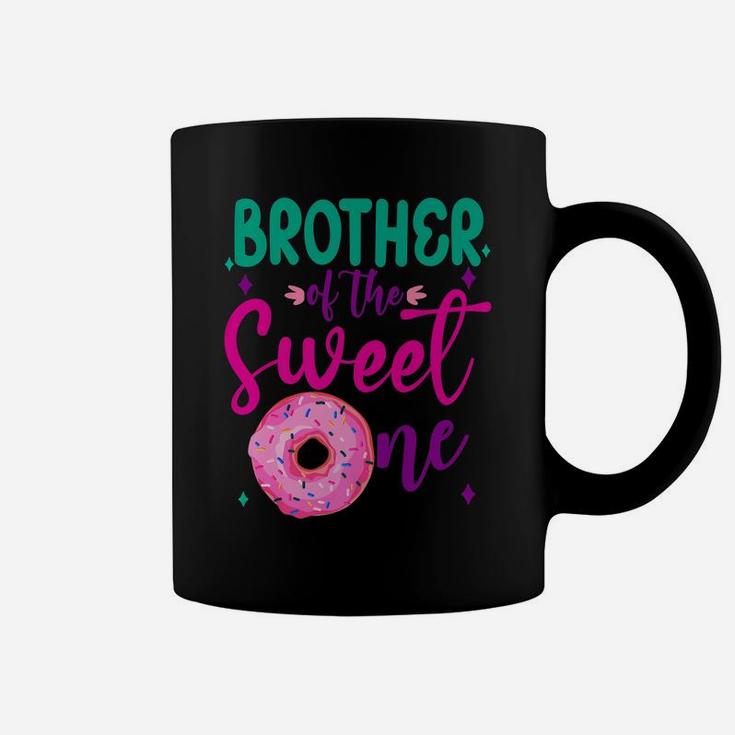 Brother Of Sweet One 1St B-Day Party Matching Family Donut Coffee Mug