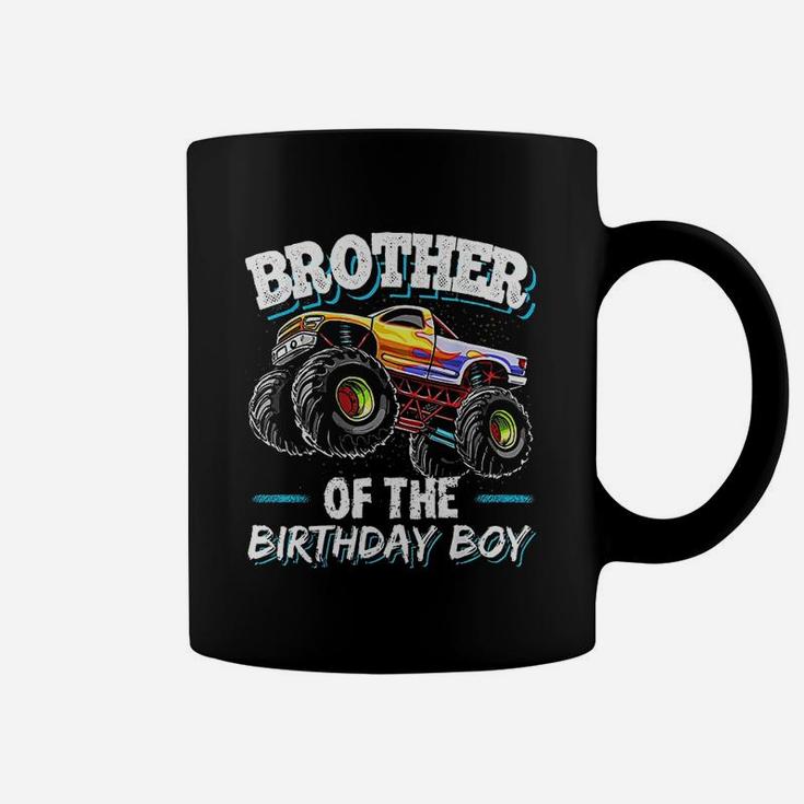 Brother Of The Birthday Boy Monster Truck Birthday Coffee Mug