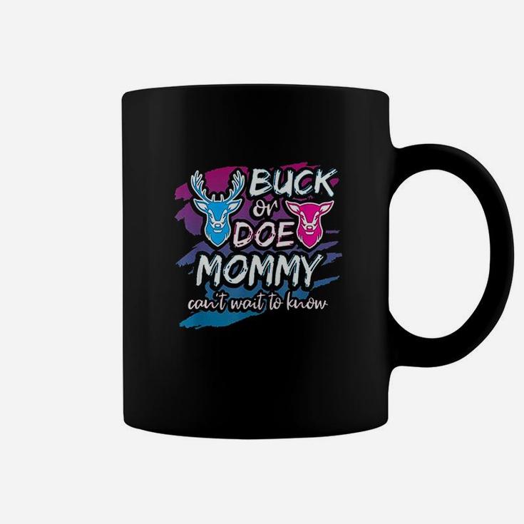 Buck Or Doe Mommy Gender Reveal Baby Party Announcement Gift Coffee Mug