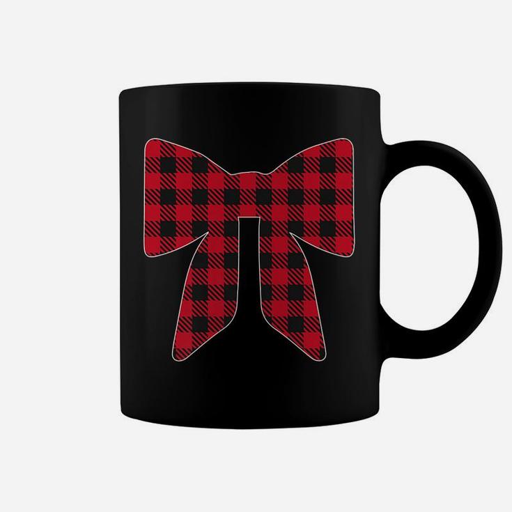 Buffalo Plaid Check Tie Christmas Gift For Men Dad Family Coffee Mug