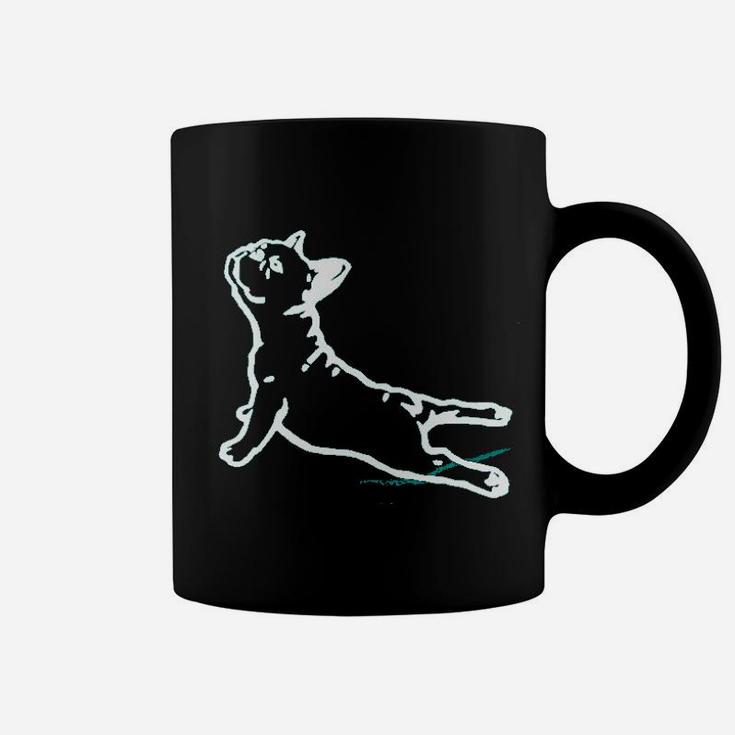 Bull Dog Funny Yoga Workout Coffee Mug