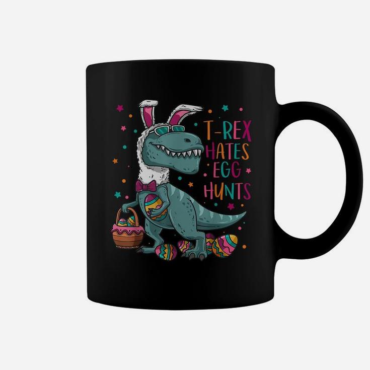 Bunny Dinosaur Easter Day T-Rex Hates Egg Hunts Coffee Mug